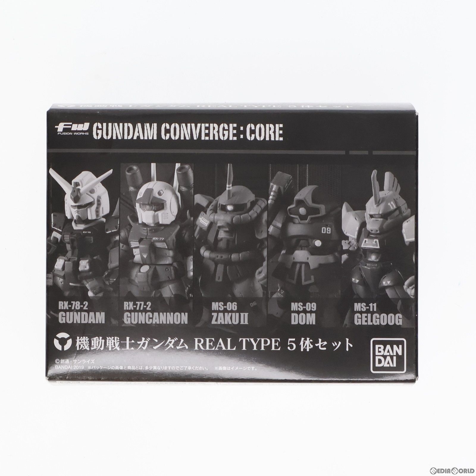 (食玩)プレミアムバンダイ限定 FW GUNDAM CONVERGE:CORE(ガンダムコンバージ コア) 機動戦士ガンダム REAL TYPE 5体セット フィギュア バンダイ