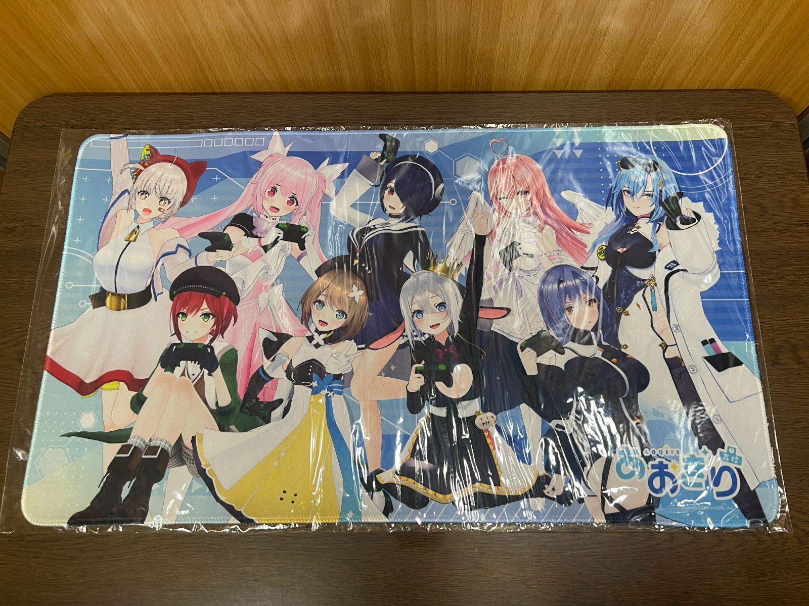 あおぎり高校 東京ゲームショウ2025 マルチプレイマット ゲーミングver. 音霊魂子 石狩あかり 大代真白 山黒音玄 栗駒こまる 千代浦蝶美 我部りえる エトラ 春雨麗女