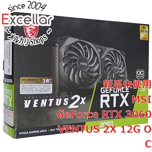 bn:6] MSI製グラボ GeForce RTX 3060 VENTUS 2X 12G OC PCIExp 12GB 