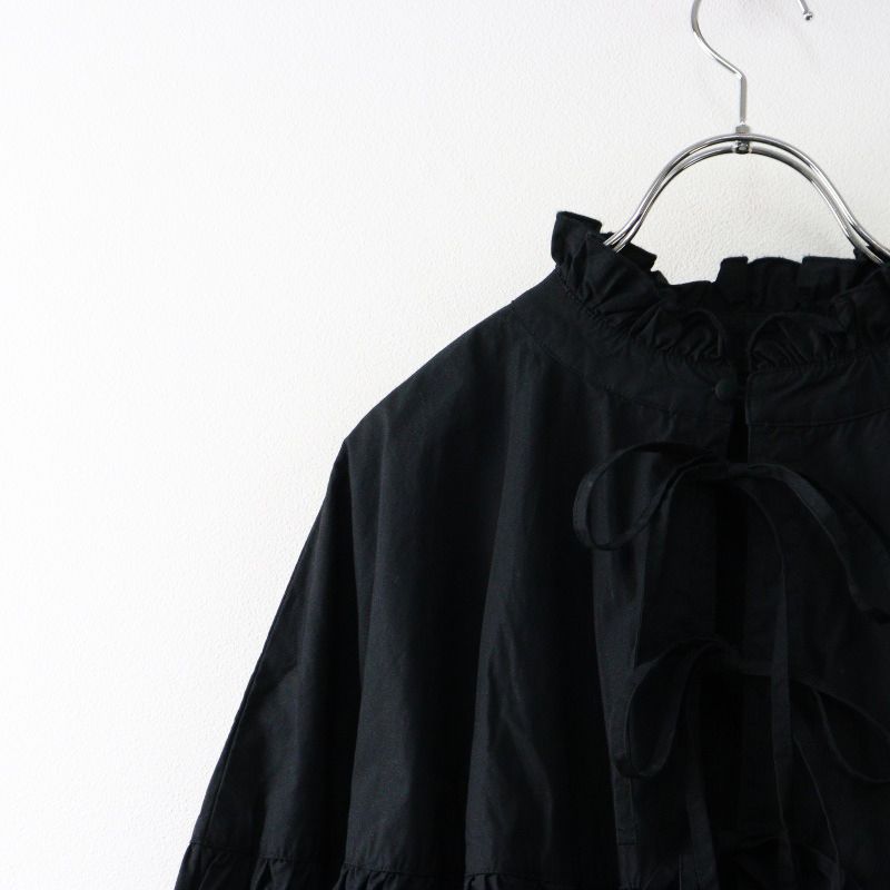2021AW ネストローブ nest Robe フリルカラーギャザーブラウス F