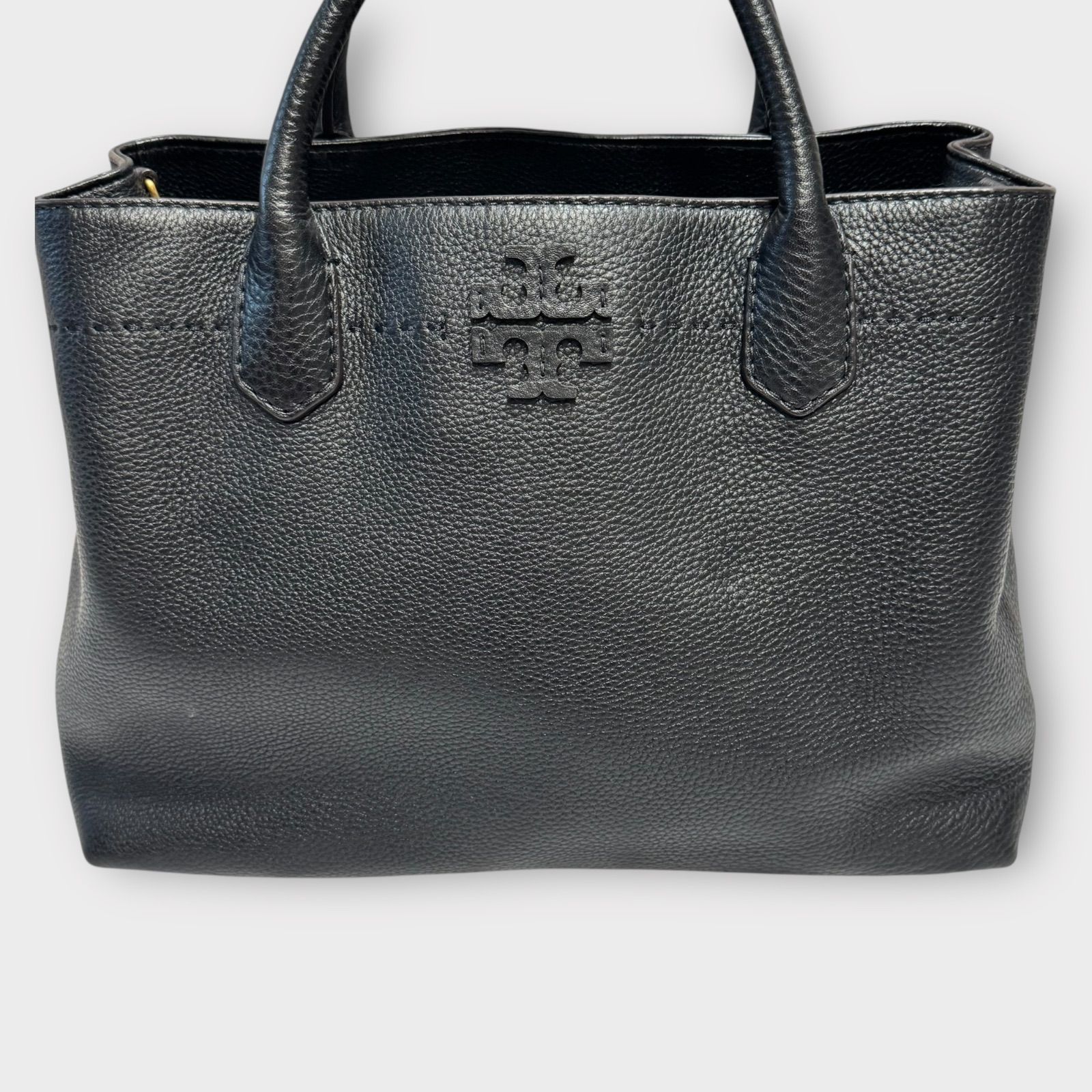 【美品】トリーバーチ　トートバッグ　2way マックグロー 美品 トリーバーチ マックグロー トリプルコンパートメント 2way A4可