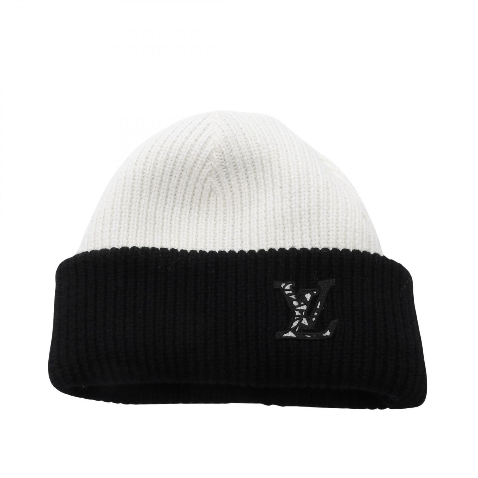 ルイ・ヴィトン LOUIS VUITTON ニットキャップ ビーニー LV アイス