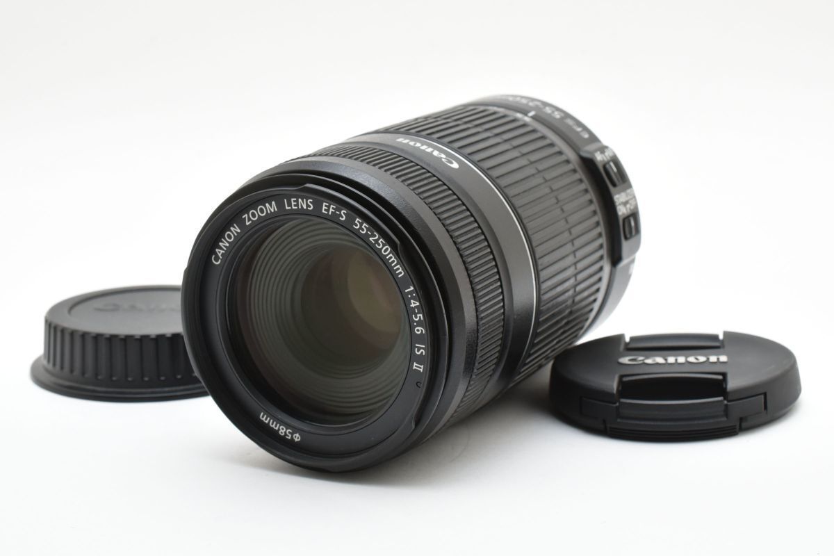 良品 Canon EF-S 55-250mm F4-5.6 IS II AA4207#58 - メルカリ