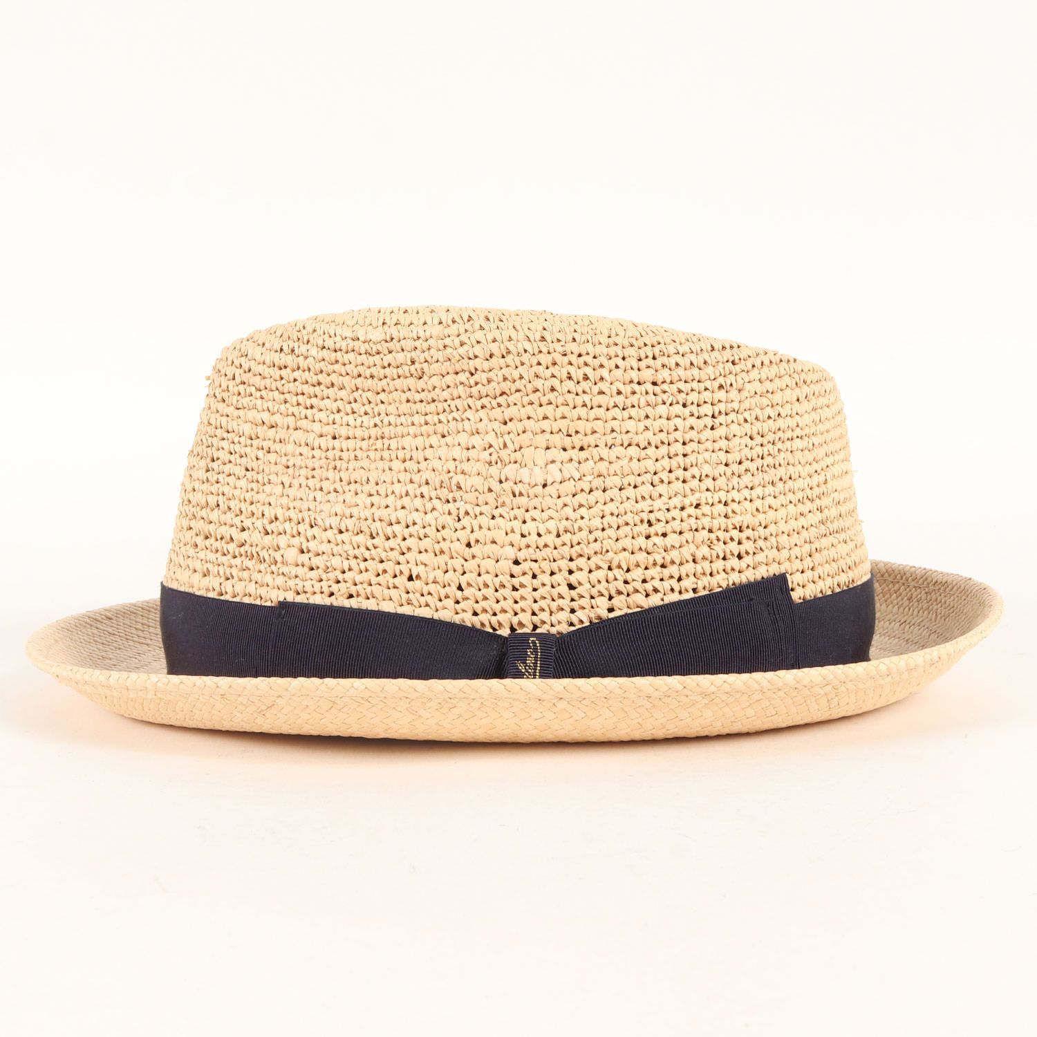 美品 Borsalino ボルサリーノ ハット サイズ:7 1/2(60) 中折れ パナマ