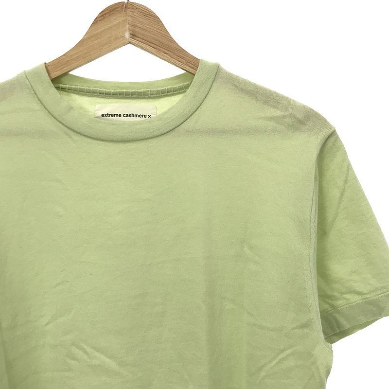 extreme cashmere / エクストリームカシミヤ | 二ット Tシャツ | ライムグリーン | レディース extreme cashmere / エクストリームカシミヤ | 二ット Tシャツ