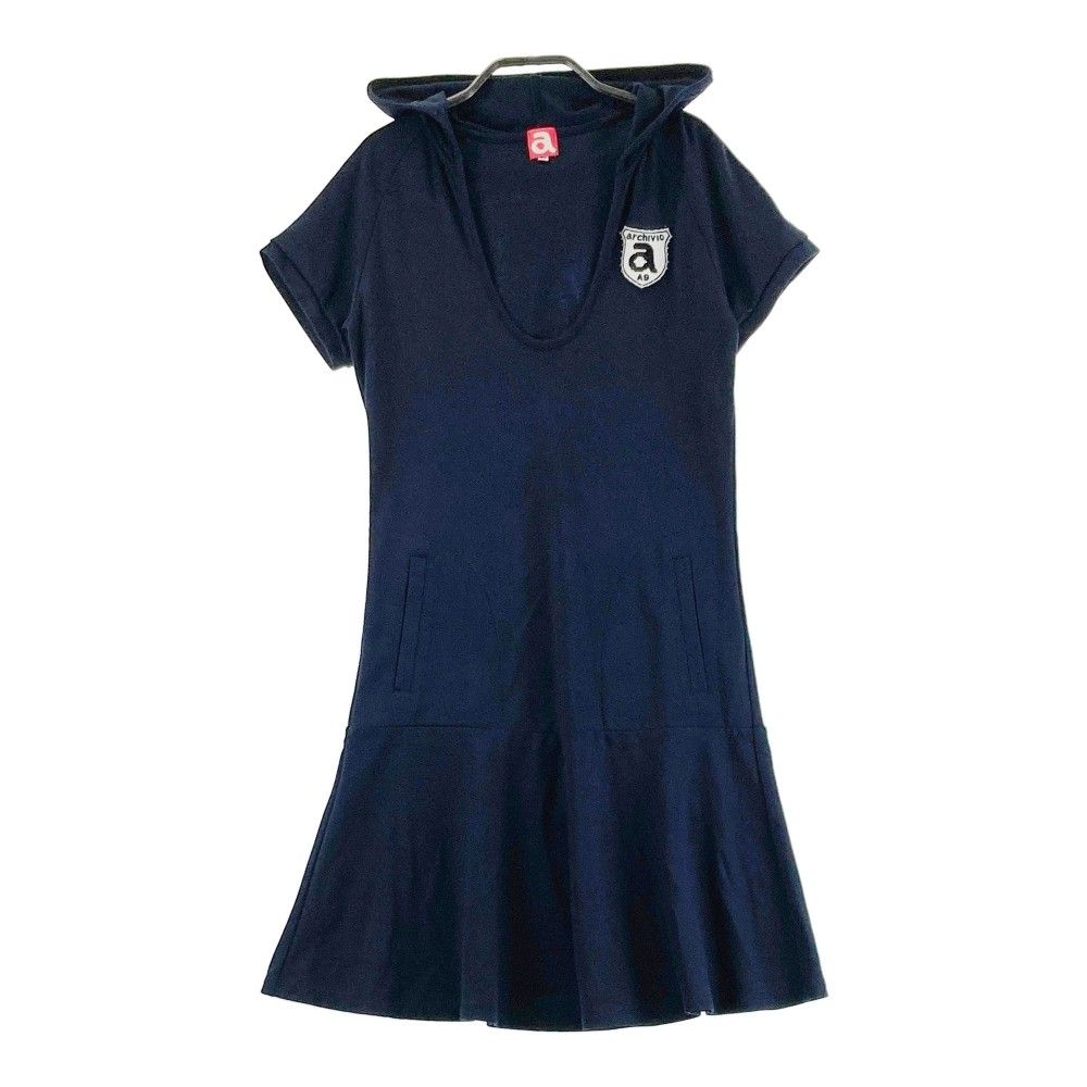 ストア サイズ：36 ARCHIVIO アルチビオ フード付 半袖ワンピース