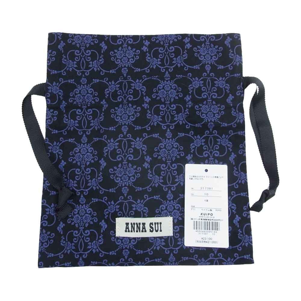 ANNA SUI アナスイ 口金 二つ折り 財布 ブラック系【中古】 - メルカリ