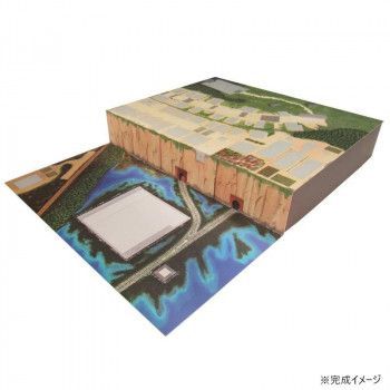 スタジオジブリ作品シリーズ S MIX 不思議の町ジオラマ MK07-32 ジオラマ ペーパークラフト ミニチュアアート アート インテリア キット