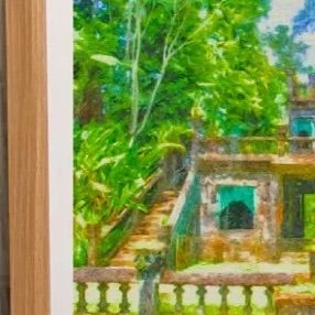 ジブリアート1 天空の城ラピュタより「ジャングルの古城」25cm