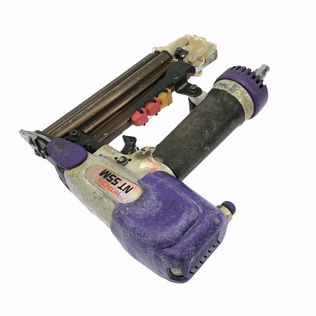 日立工機　常圧仕上釘打機　NT55M動作品動作確認済み現状　フィニッシュネイラ 中古品☆HiKOKI(日立工機) 55㎜常圧仕上釘打機 NT55M