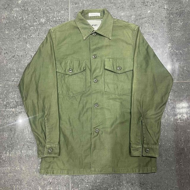 WTAPS WMILL-LS 02 SHIRT Sサイズ ダブルタップス ミリタリー