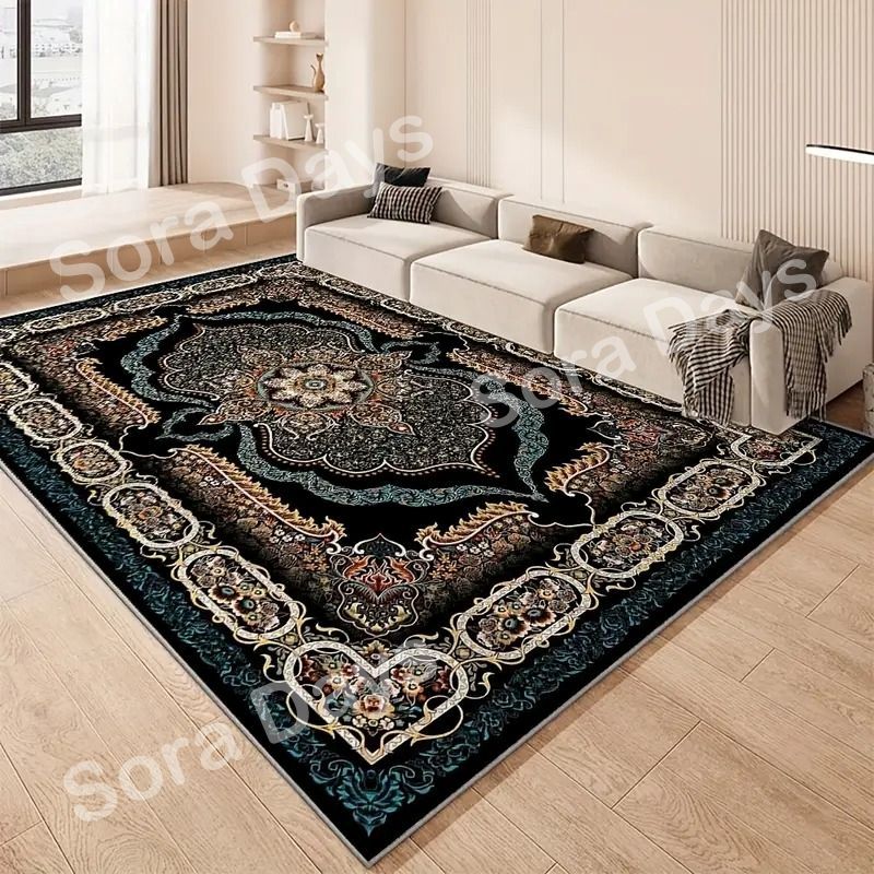 ラグ カーペット ペルシャ風 洗える インテリア マット おしゃれ