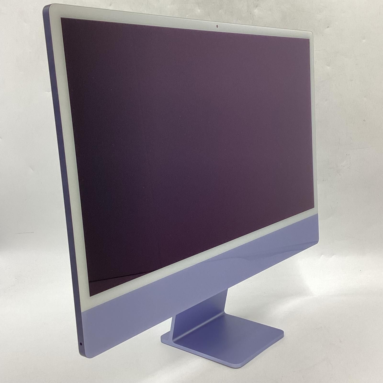 Apple iMac 24インチ 2021 Apple M1 16GB SSD 256GB パープル 動作 済 全額返金保証 最速発送