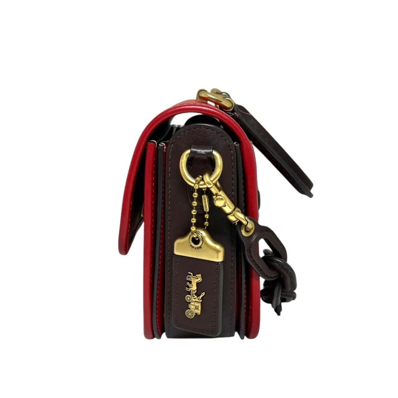 COACH 【コーチ】ローグ トップ ハンドル カラー ブロック 