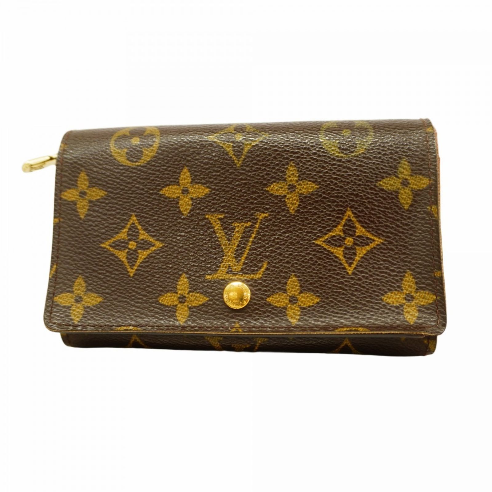 ルイ ヴィトン Louis Vuitton ルイ ヴィトン 財布 モノグラム ポルトフォイユトレゾール M61736 ブラウンレディース