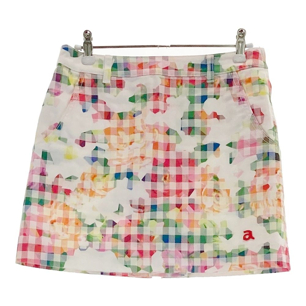 新品未使用　36300円　archivio スカート　サイズ36 サイズ：36 ARCHIVIO アルチビオ スカート チェック 花柄 ホワイト系