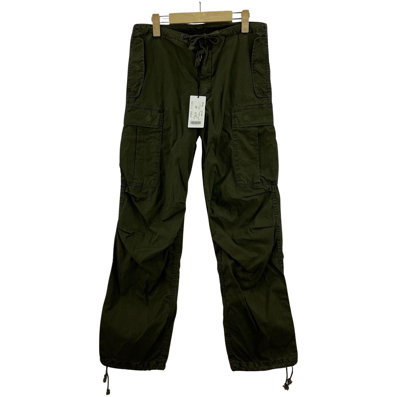 green グリーン タグ付きカーゴパンツ size1/カーキ - メルカリ