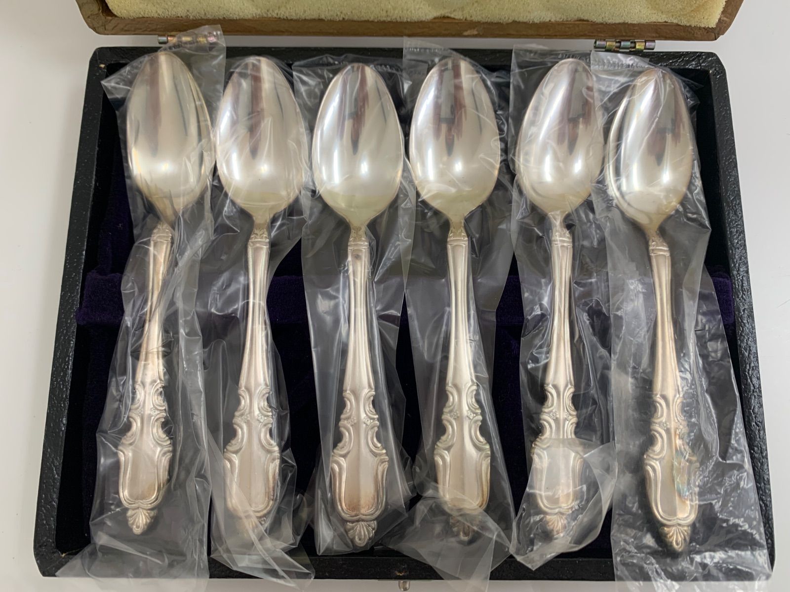 シルバー スプーン 6本セット 未使用品 レトロ アンティーク C542