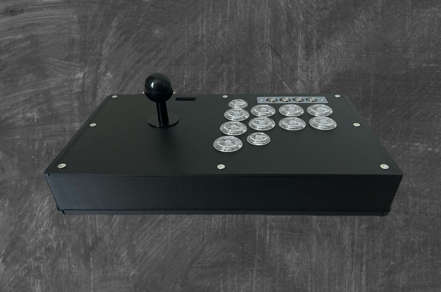 【普通のアケコン】Premium Edition 漆黒のブラック/OLED搭載 普通のアケコン/レバーモデル】Premium Edition 漆黒のブラック