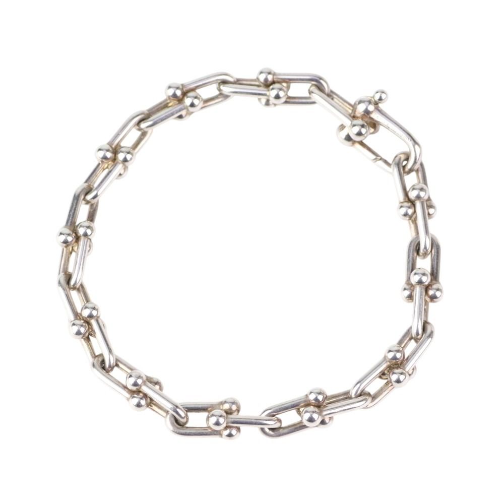 Tiffany - Co. ティファニー ハードウェア スモールリンク ブレスレット Sサイズ SV925 16.7g シルバー レディース 古着