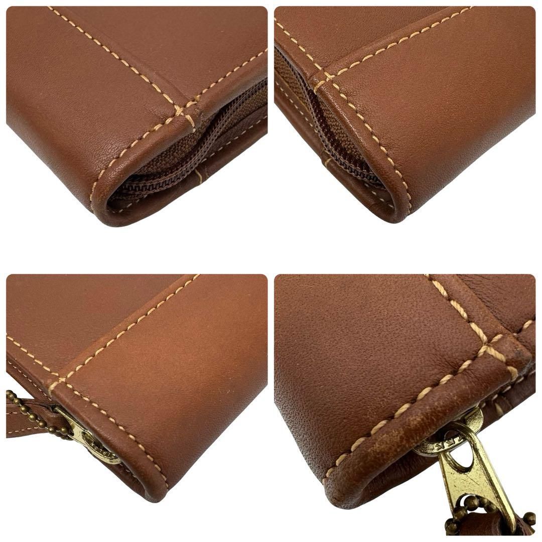 COACH レザー ネクタイケース ブラウン COACH コーチ ネクタイ