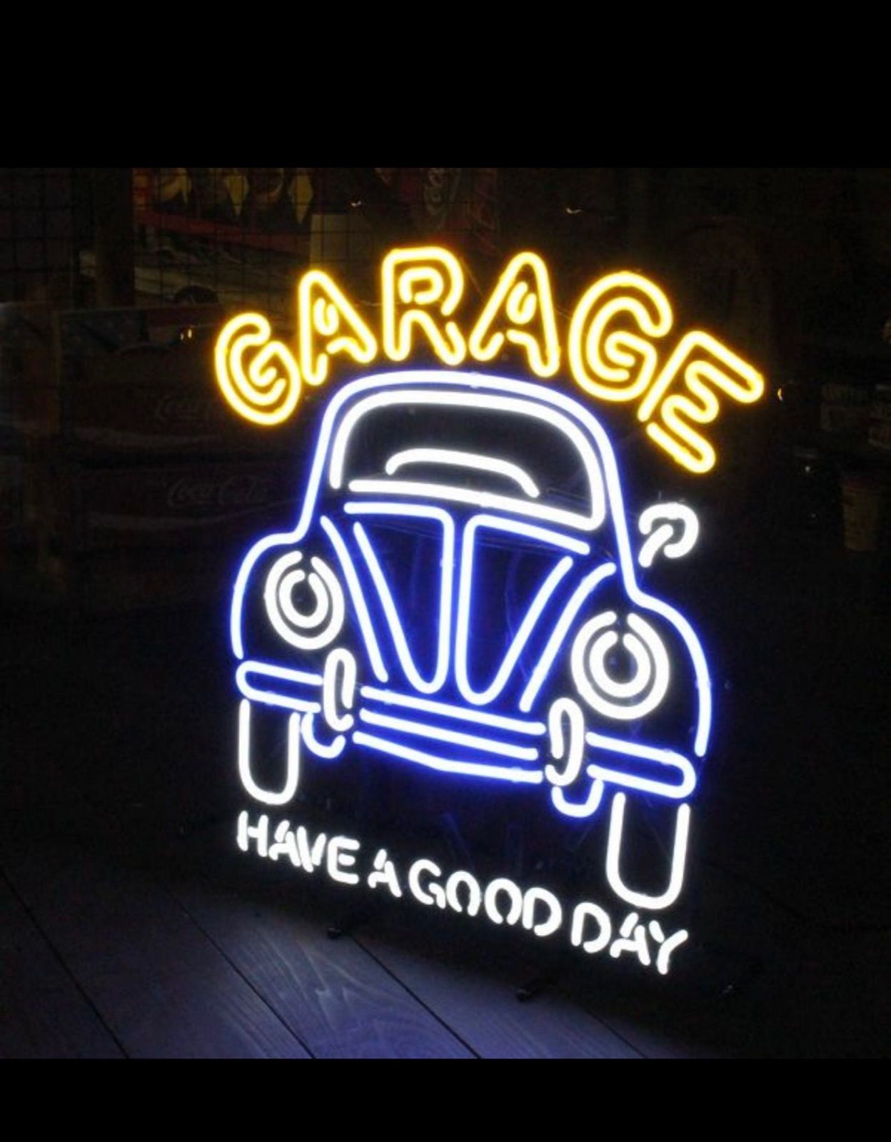 ネオンサイン HAVE A GOOD DAY ガレージ 車 電飾看板 インテリア