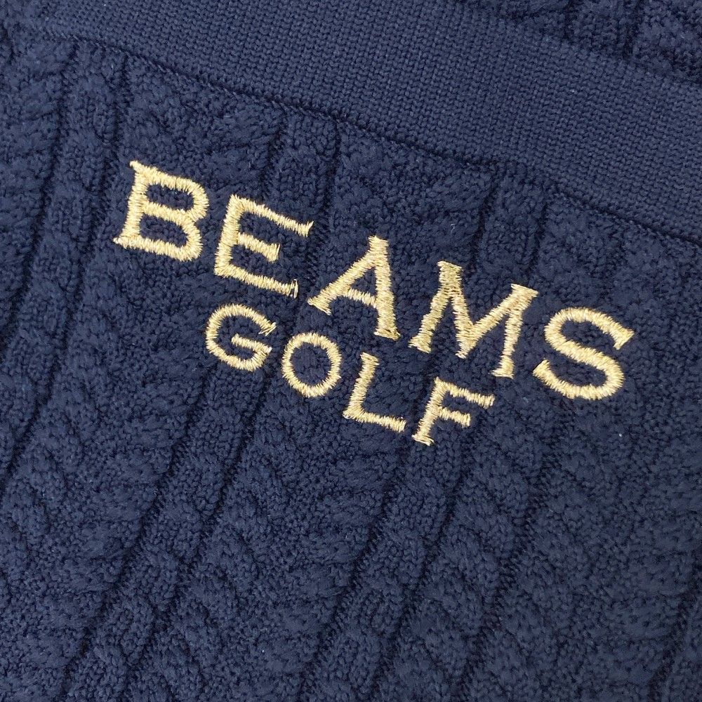 サイズ：L BEAMS GOLF ビームスゴルフ 2023年モデル 裏地付 ニットスカート  ネイビー系 [240101183937]# ゴルフウェア レディース ストスト