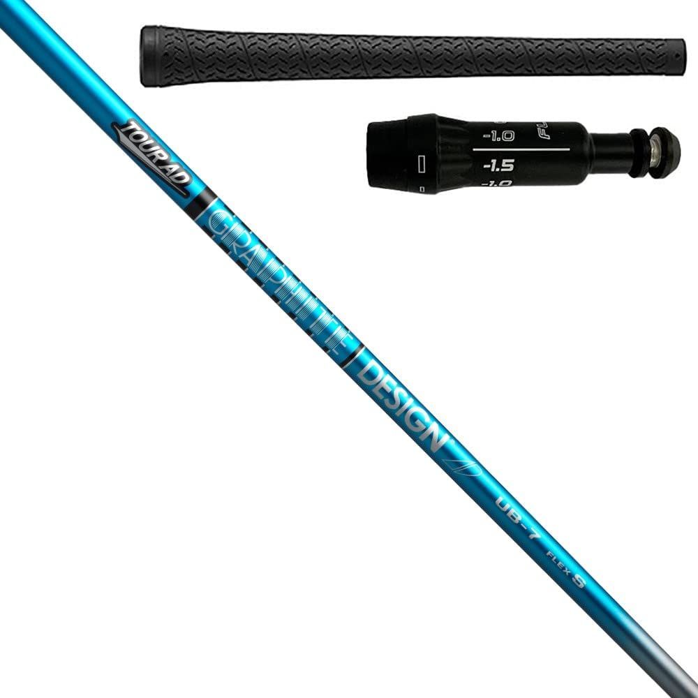S 45.25インチ PING G425-MAX・G425・G410対応スリーブ付シャフト TOUR AD UB-7 S 45.25インチ (IOMICグリップ付)