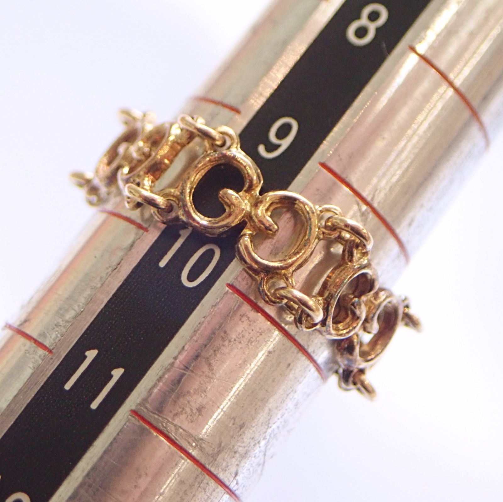 750グッチ　GGロゴチェーンリング　13号　153K2507 750グッチ GGロゴチェーンリング 13号 153K2507 - メルカリ