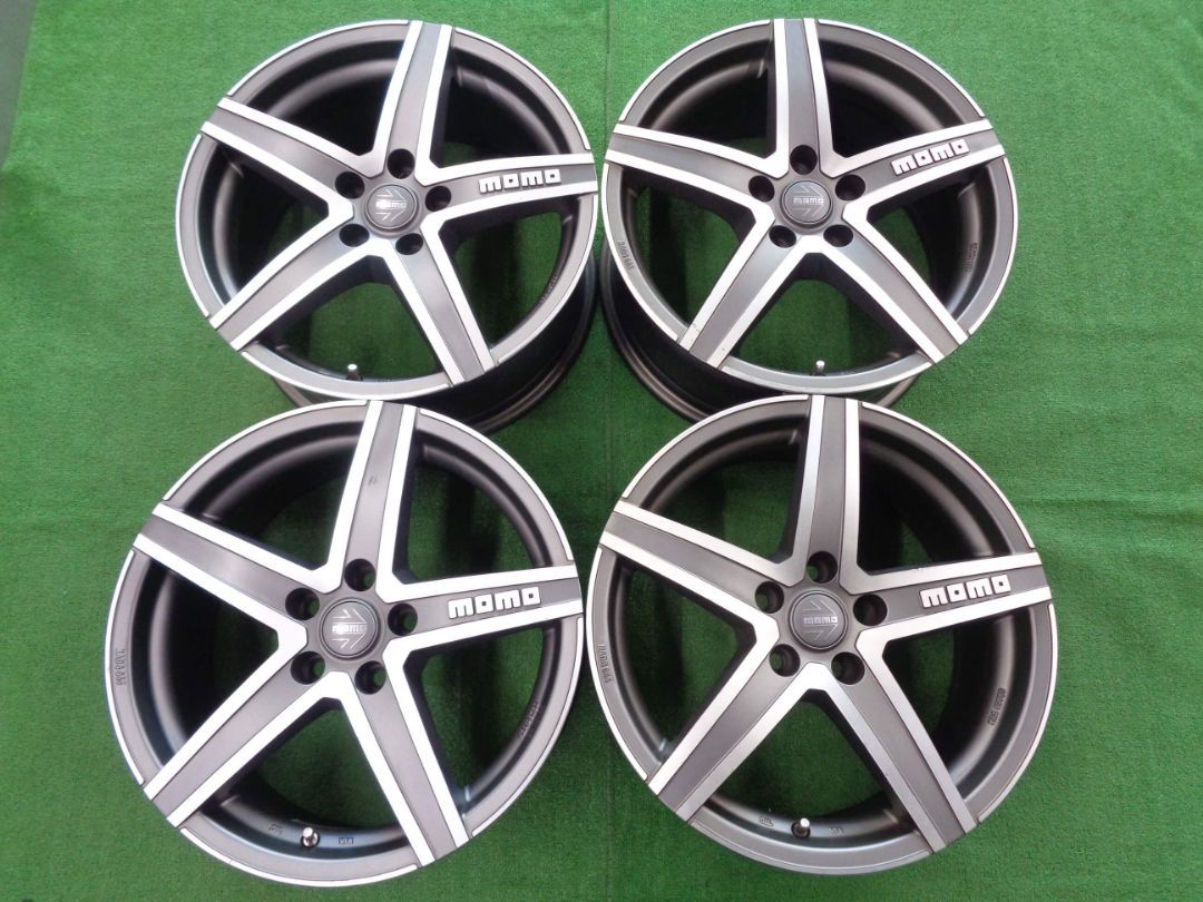 MOMO ハイパースター エボ 17インチ ホイール 4本セット 7.5J-17 5H108 45 C4ピカソ 神奈川県