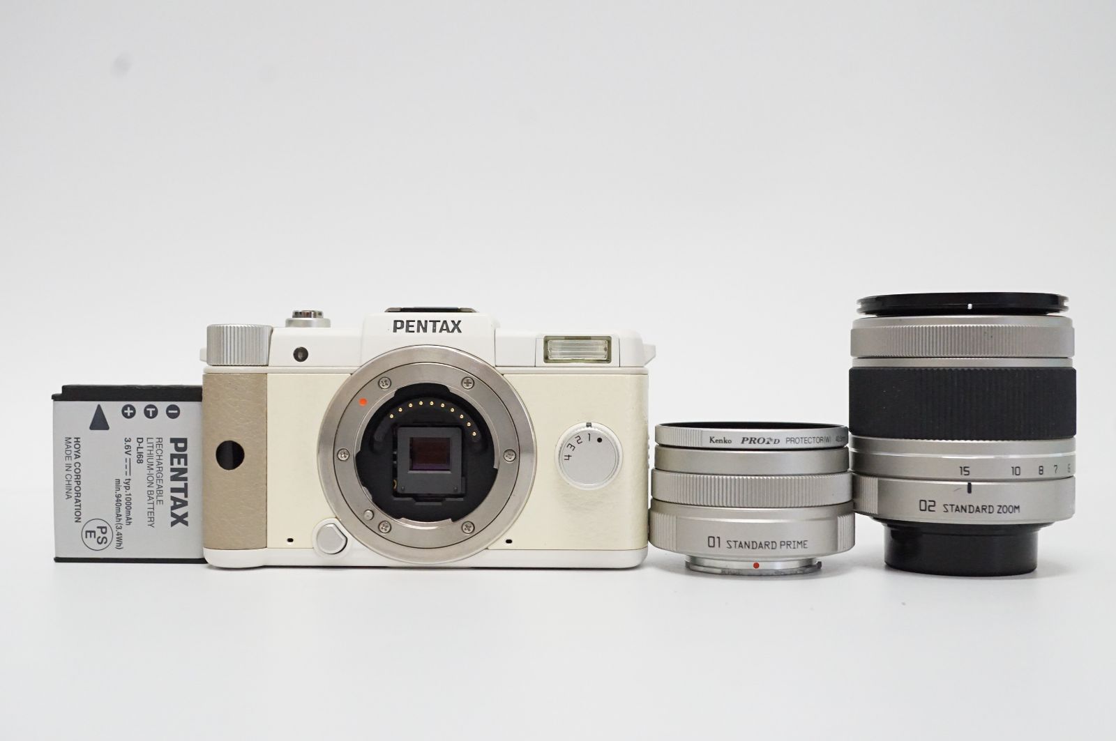 PENTAX Q ミラーレス一眼カメラ レンズ3本セット PENTAX Q ミラーレスカメラ レンズ三本セット PENTAX Q レンズ3本セット