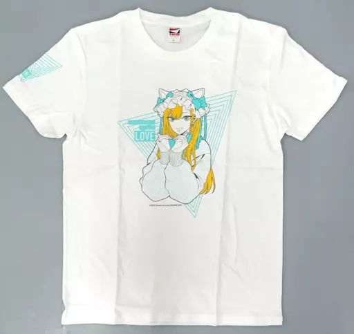 中古】Tシャツ 喜多川海夢 Tシャツ(ブルーキティ) ホワイト Lサイズ