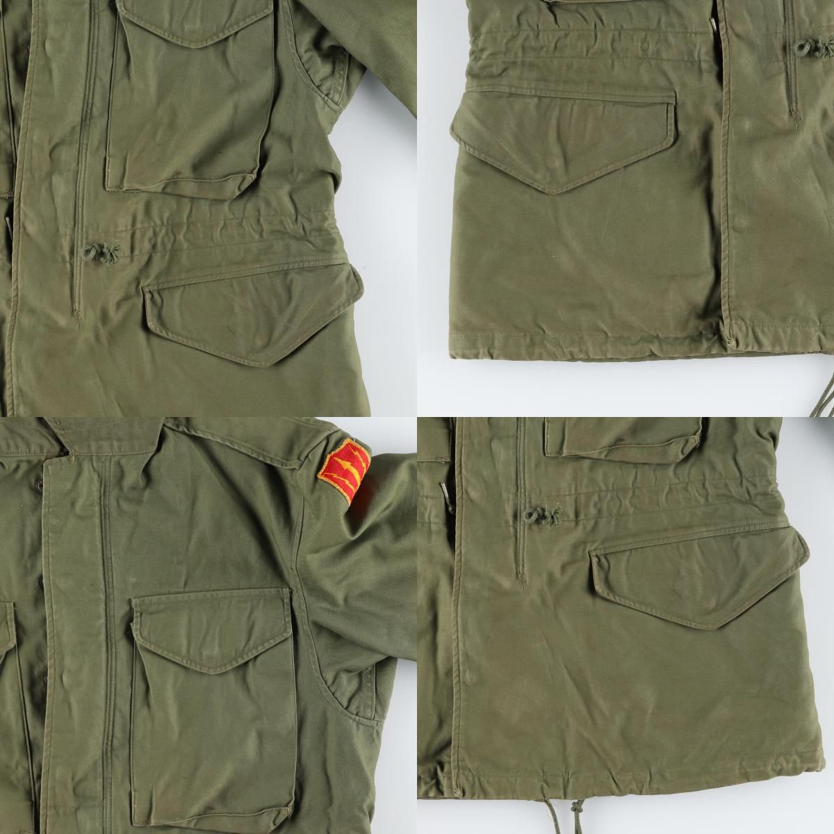 古着 50~60年代 米軍実品 M-51 ミリタリー フィールドジャケット USA製 SHORT SMALL メンズS相当 ヴィンテージ/evb007125 M-51 米軍実品 ミリタリー アメリカ軍 カーキ │ヴィテージ