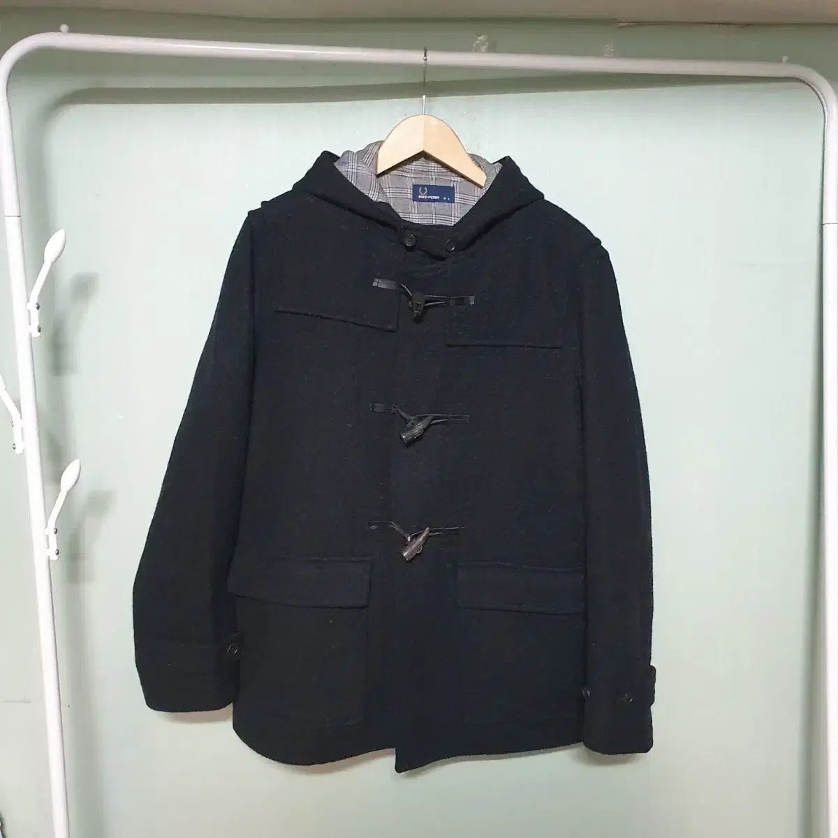 【美品】ラッドミュージシャン/オーバーサイズライナーロングコート/ノーカラー/黒 8042000540409_1.jpg?v=