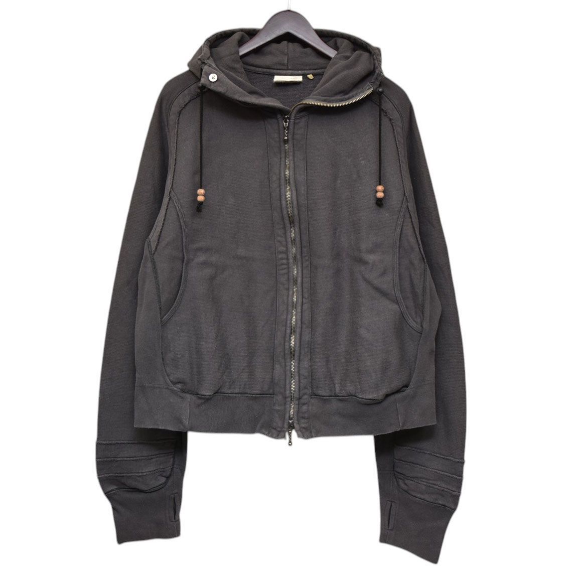 JIAN YE ジェンイェ 2024AW ORBIT HOOD ジップパーカー JI-24AW-HD01