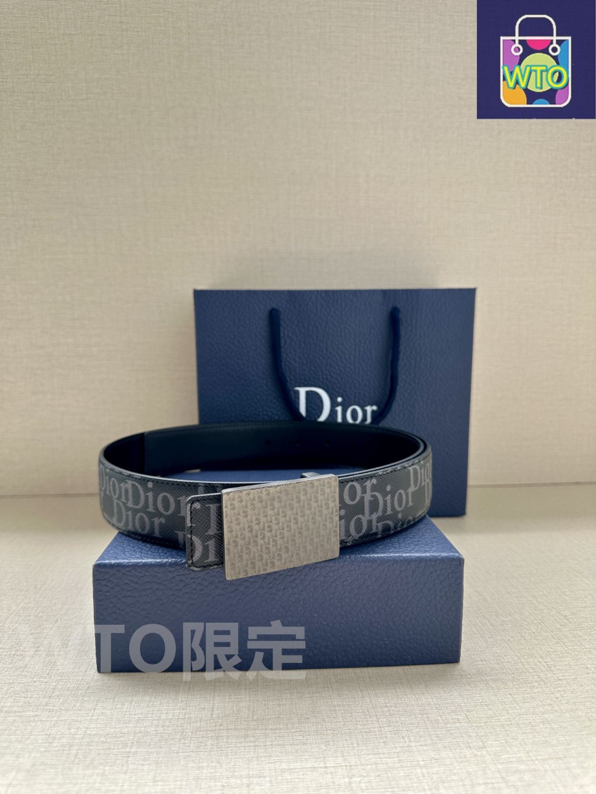 今日特価】Dior ディオール 35mm 両面ベルト - メルカリ
