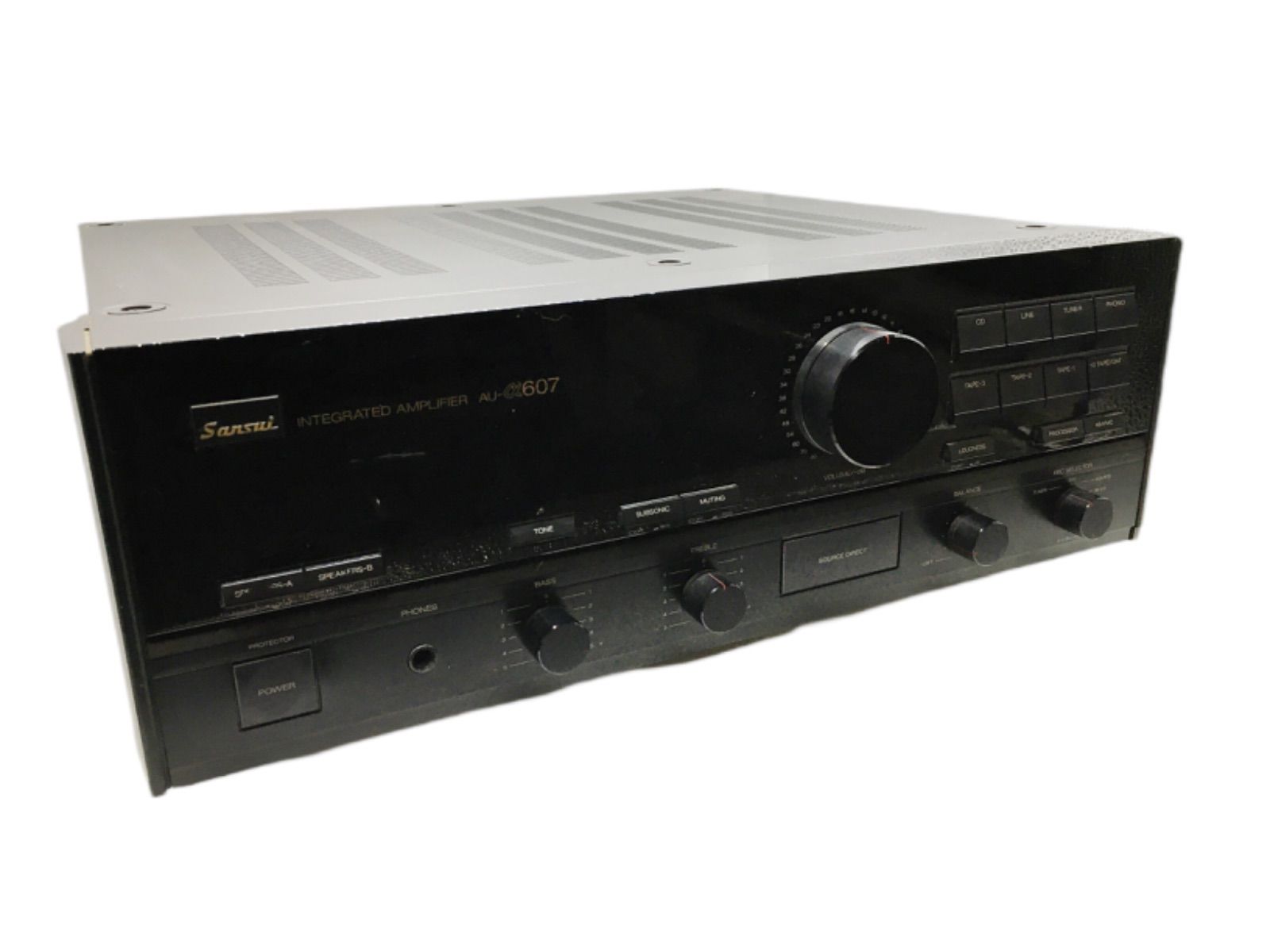 SANSUI サンスイプリメインアンプAU-α607i音出し確認済 - アンプ