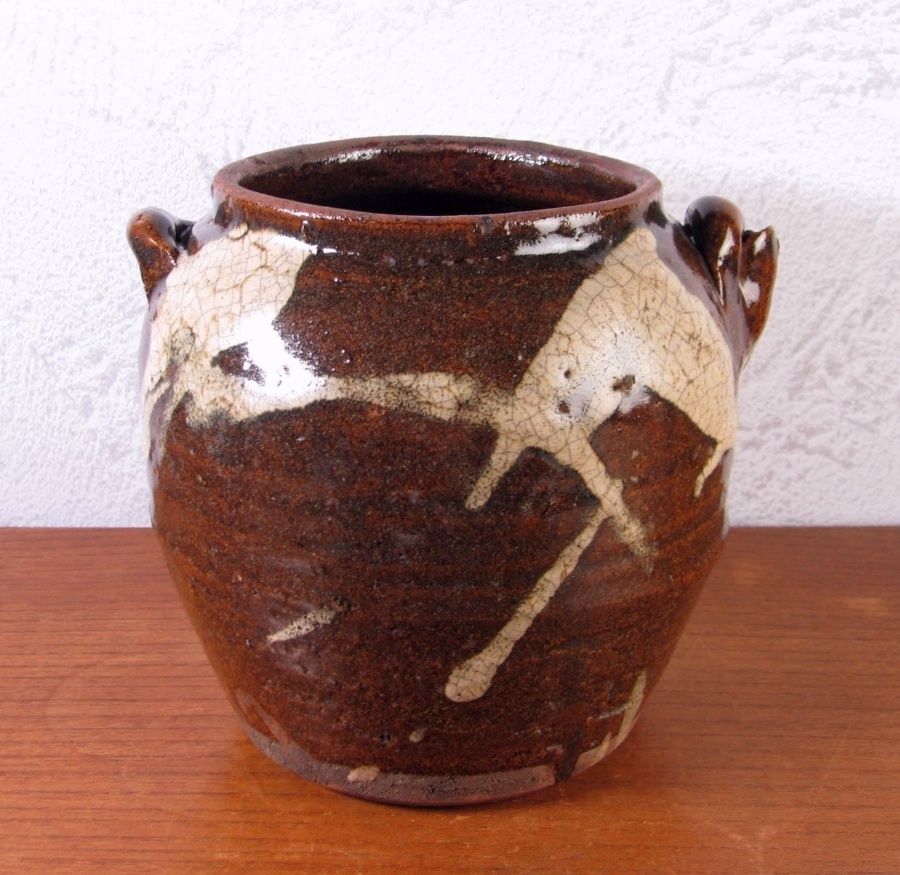 古陶磁 古瀬戸 口付水指 漆蓋付 時代箱入 茶道具/25d042 - メルカリ