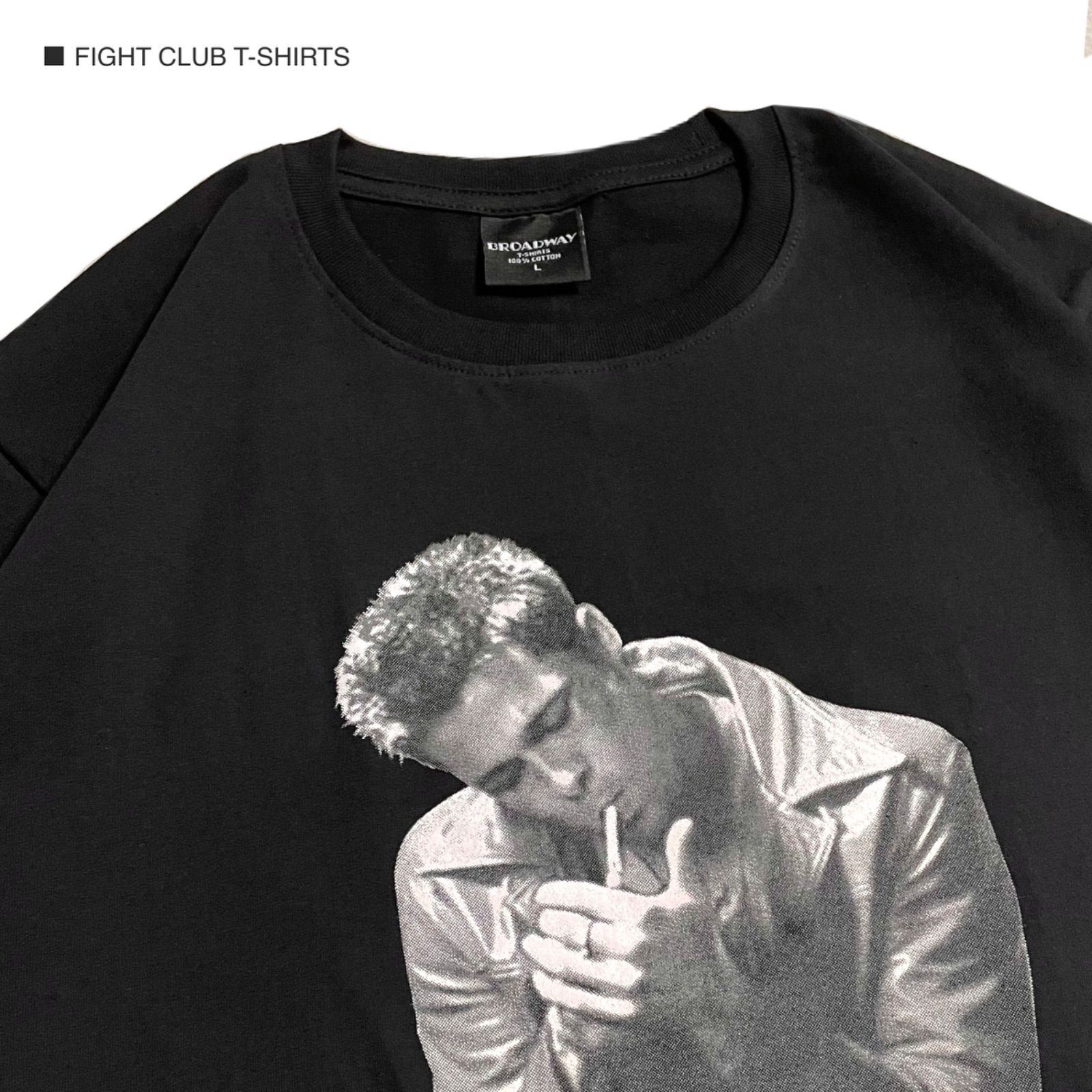 オフィシャル FIGHT CLUB ファイトクラブ ブラッドピット　Tシャツ FIGHT CLUB ファイトクラブ 半袖 Tシャツ ブラッドピット ムービーT