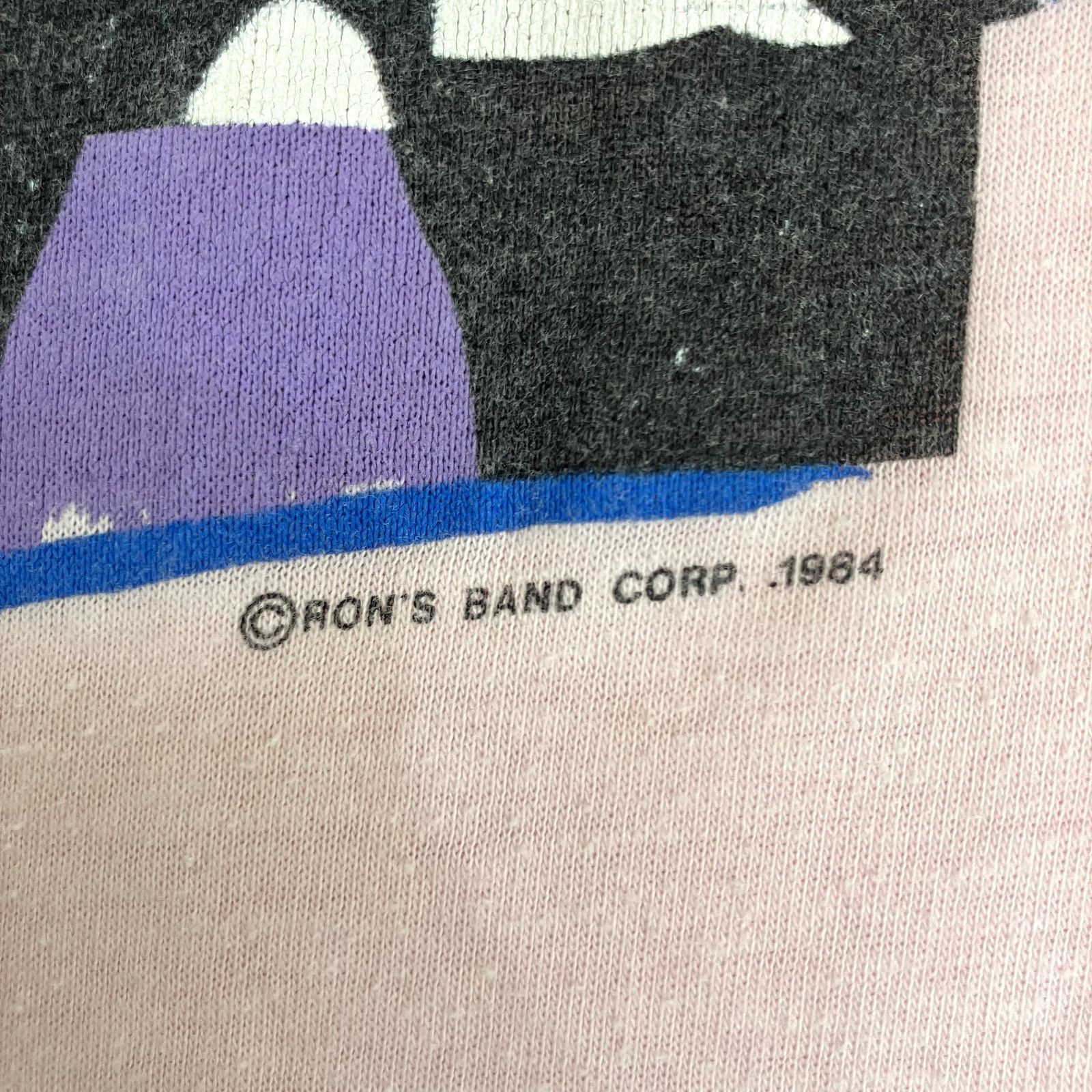 80s リックスプリングフィールド バンドtシャツ USA製 ブラック