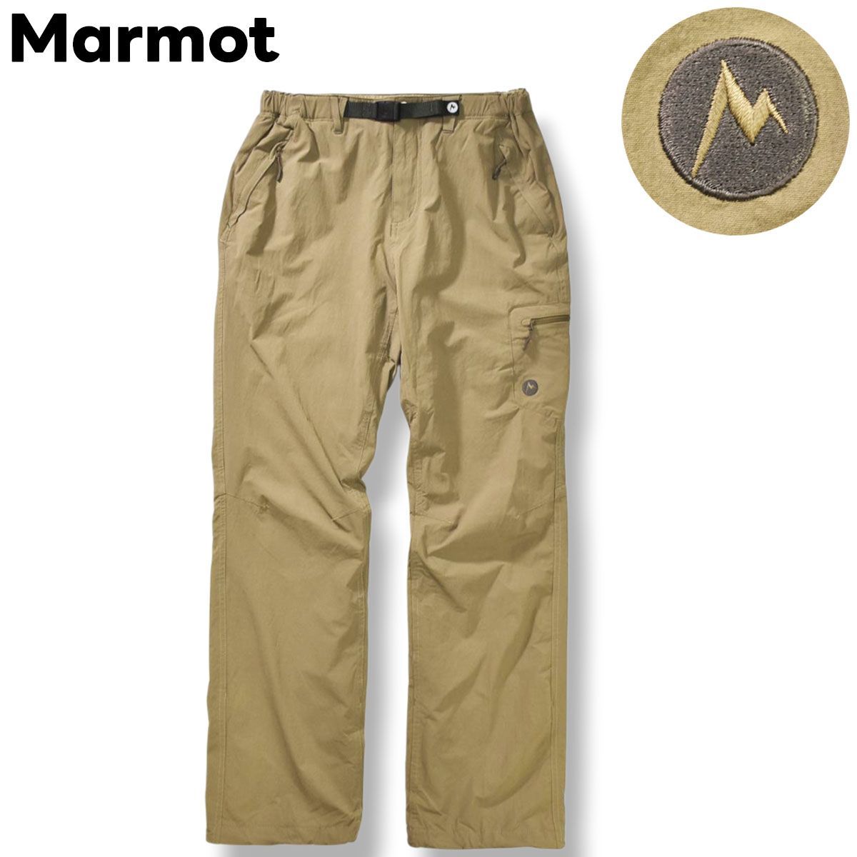 蓄熱保温 マーモット Marmot ウィメンズ Act Easy Warm Pant HEAT NAVI アウトドア クライミングパンツ トレッキング タウンユース 普段使い XL カーキ レディース ♪