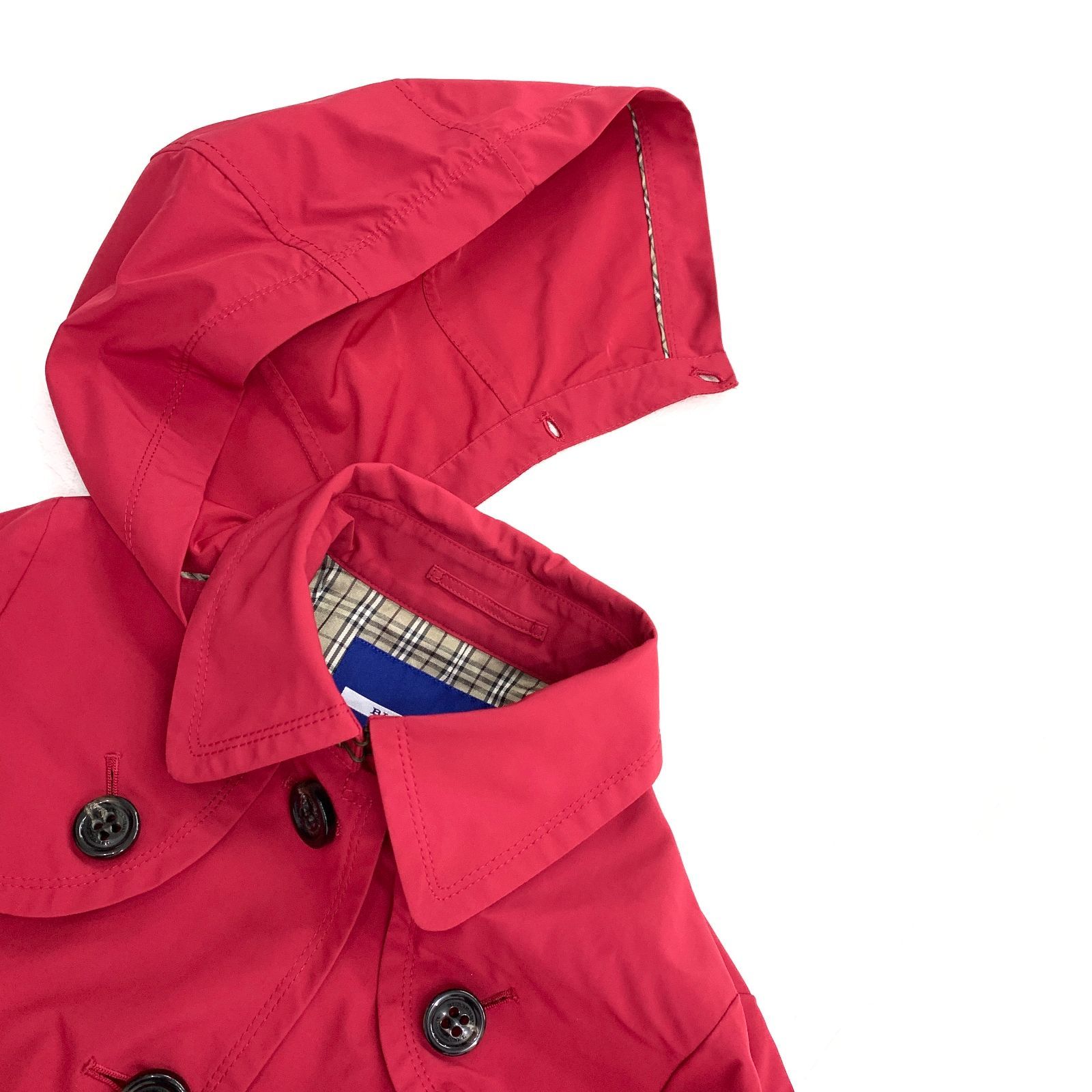 BURBERRY ピンク トレンチコート 38 BURBERRY - バーバリー BURBERRY コート トレンチコート 総