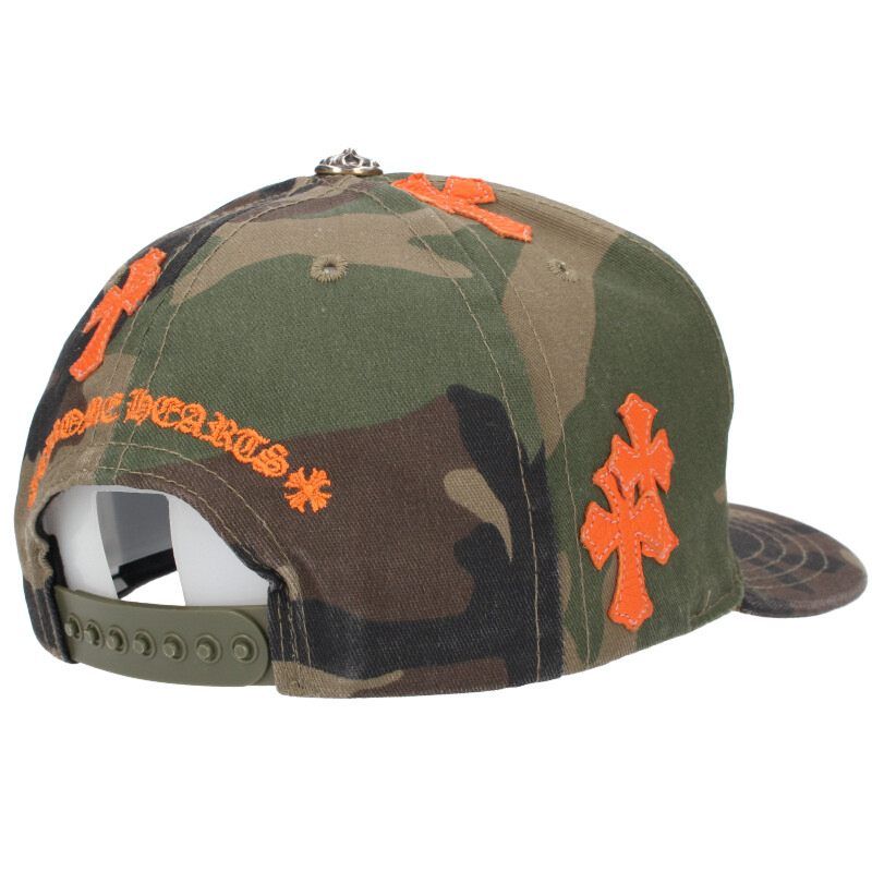 クロムハーツ CH HAT CH刺繍クロスパッチベースボールキャップ帽子