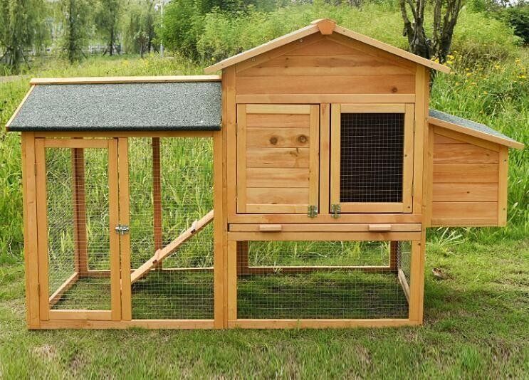 強くお勧め 高品質ペット別荘ハウス 豪華 木製 猫 ウサギ ニワトリ小屋 飼育 アヒル 鳥かご キャットハウス ハウス おうち 屋外養殖 庭用DL05LYX高品質人気アイテム