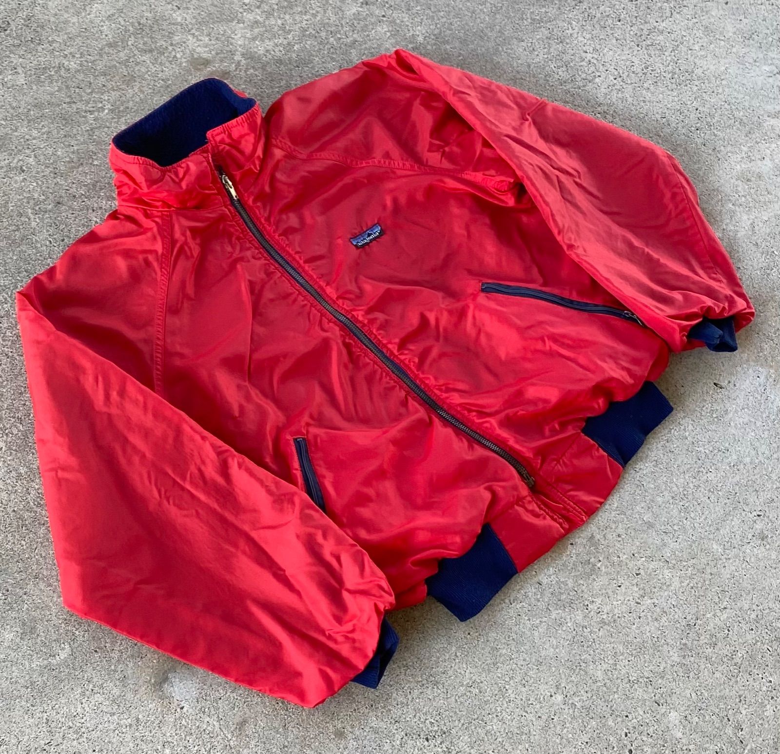 80's】USA製 Patagonia シェルドシンチラジャケット 古着