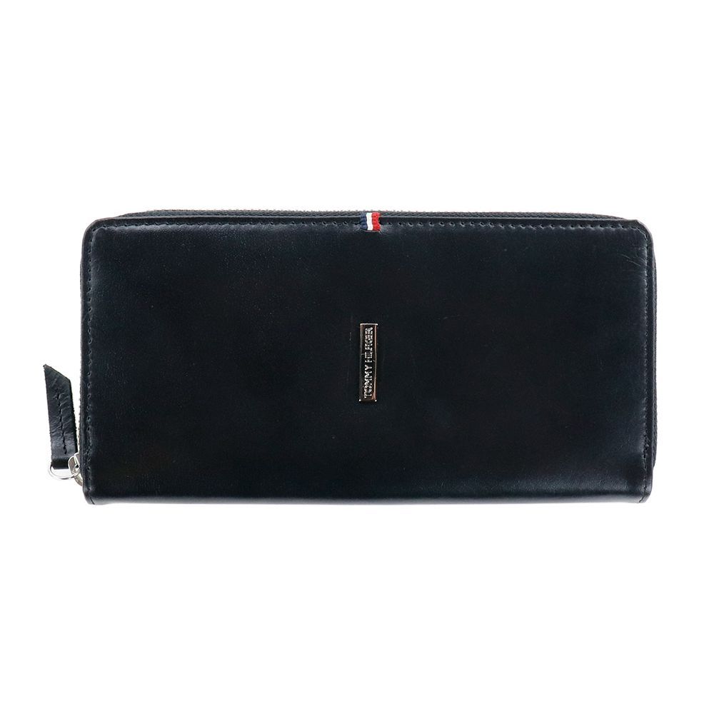 新品★ トミーヒルフィガー　長財布　財布　ウォレット　ブラック TOMMY HILFIGER トミーヒルフィガー 財布 長財布 ラウンド