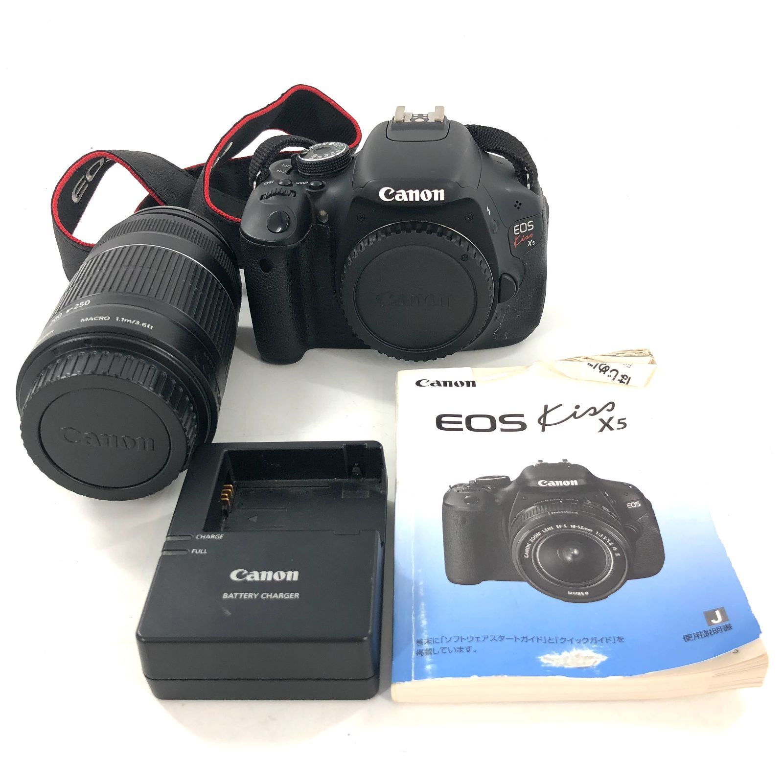 Canon キャノン EOS Kiss X5 55-250mm 1:4-5.6 IS デジタル一眼レフ 
