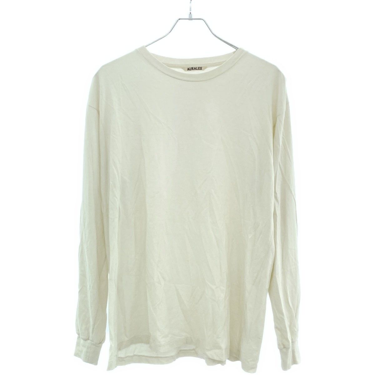 AURALEE オーラリー 23SS HARD TWIST COTTON CASHMERE L/S TEE