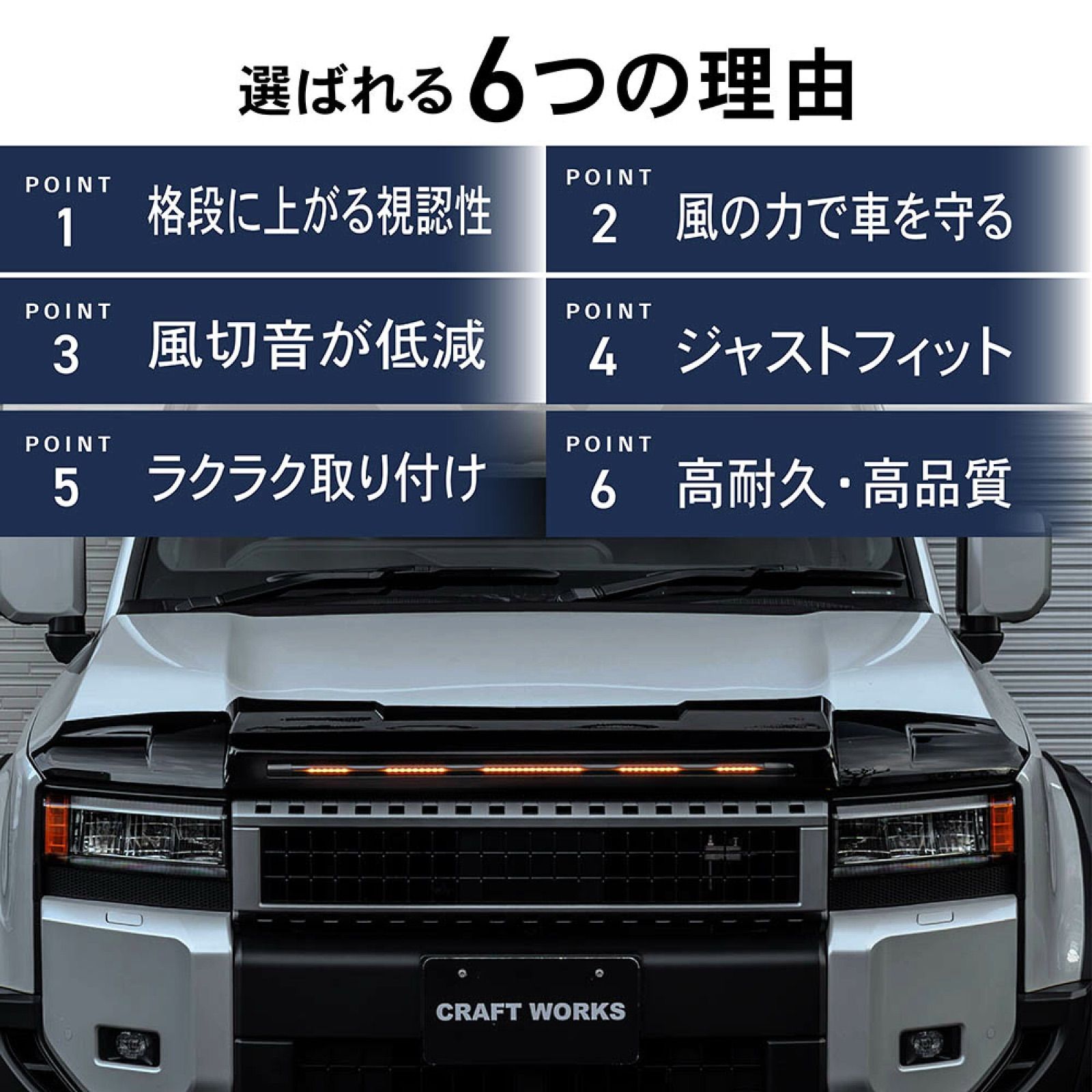 車 【一度装着済み】A1450LC25L-BK ランドクルーザー 250 ランクル