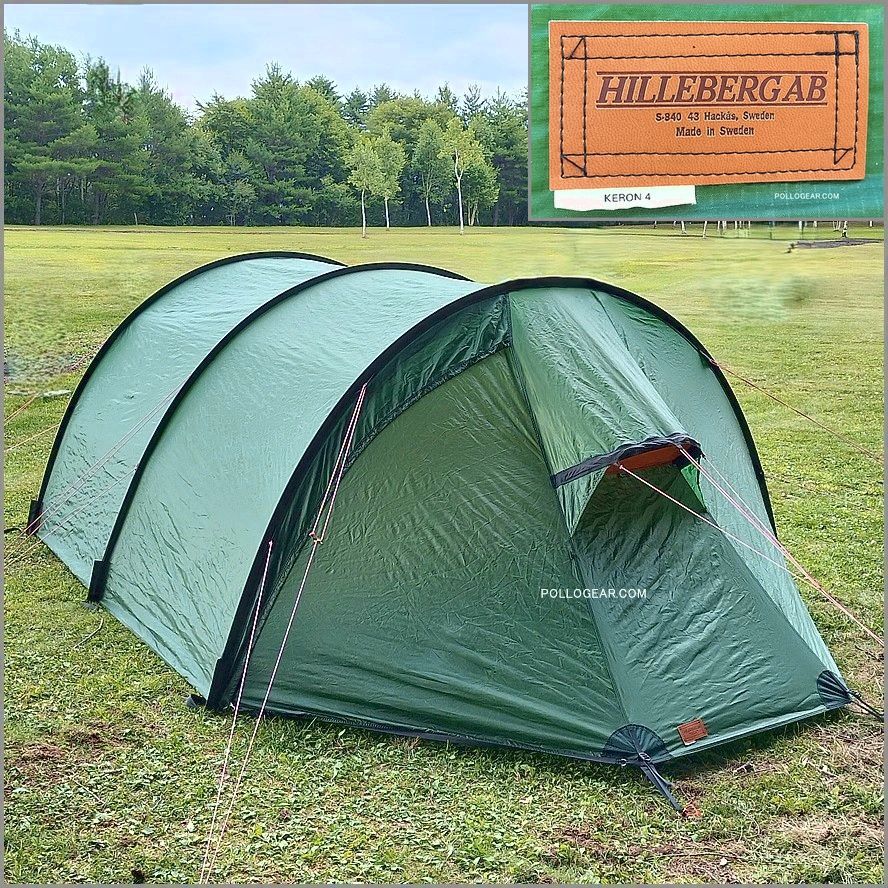 [希少][美品]ヒルバーグ ケロン4 グリーン HILLEBERG KERON4 ケロン4 - Hilleberg（ヒルバーグ）公式サイト by エイアンドエフ